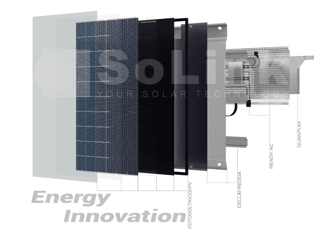 The SoLink general catalogue open on the photovoltaic module pages